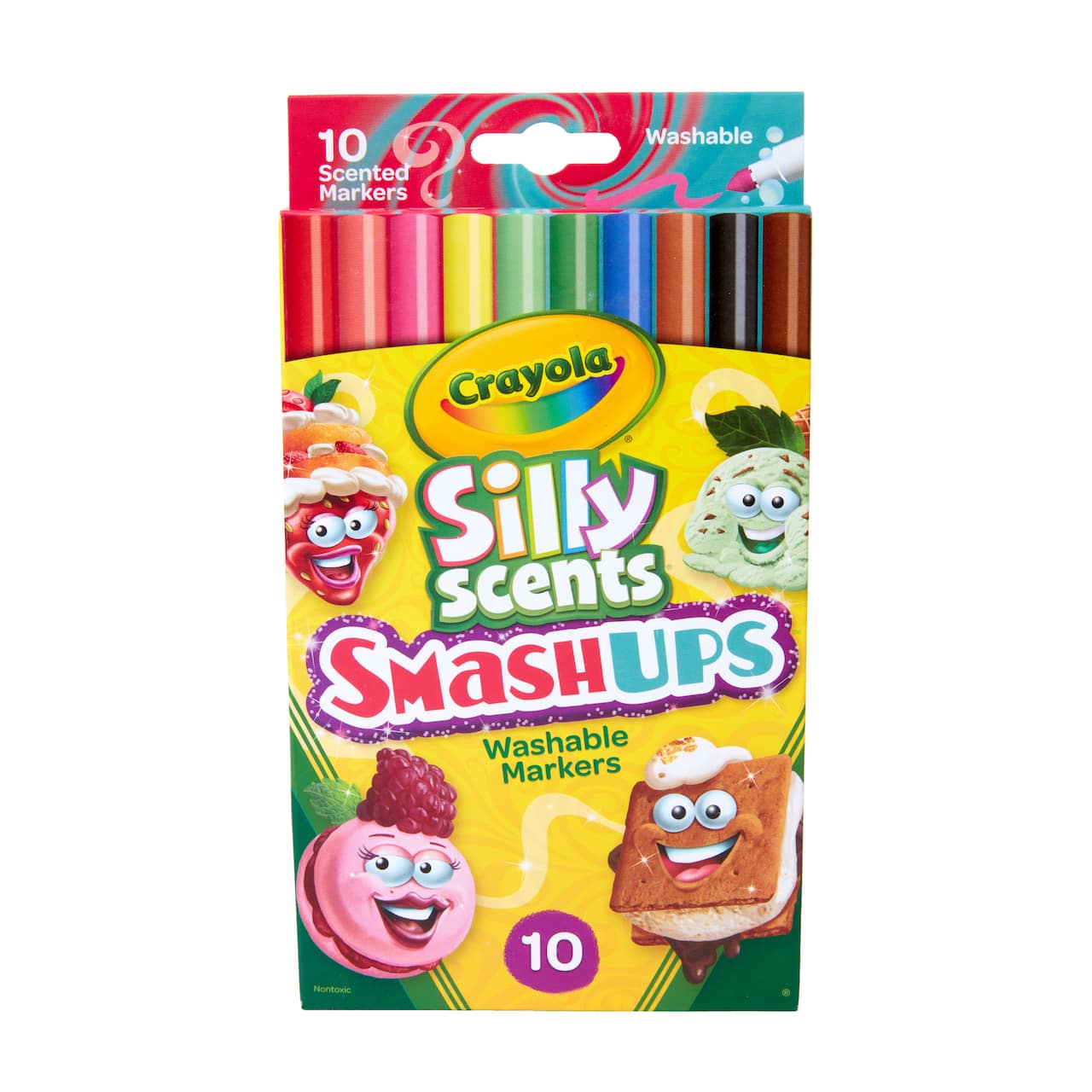 12 Packs: 10 ct. (120 total) Crayola® Silly Scents™ SmashUps Markers